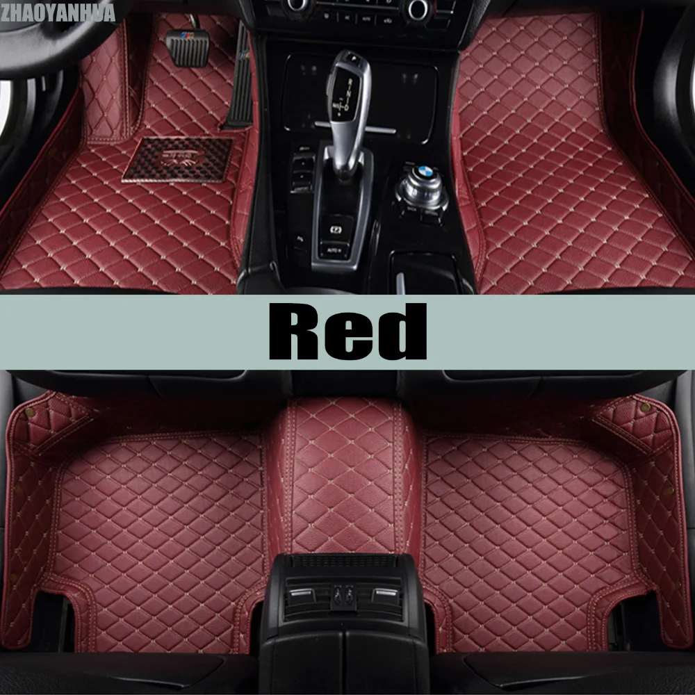 ZHAOYANHUA Car floor mats for Peugeot 206 207 2008 307 308sw 3008 408