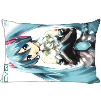 

Hatsune Miku Hot New Arrival Rectangle Pillowcase Wedding Decorative Pillow Case Customize Gift For Pillow Cover (two-sides)