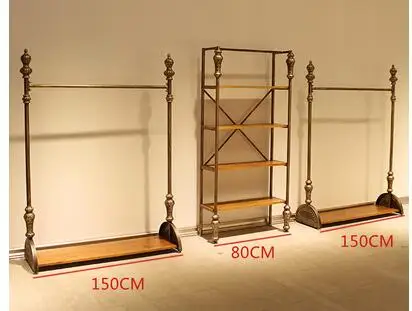 Европейский стиль бутик свадебное платье фотографии магазин свадебное платье дисплей стеллаж. Железная художественная полка для одежды 1113