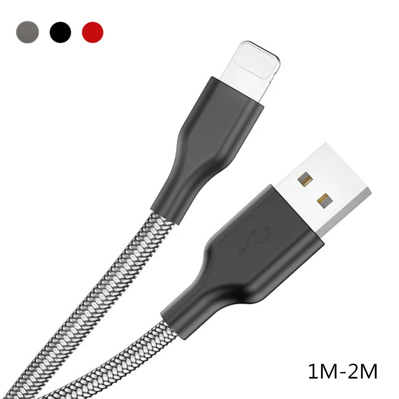 

USB Cable For iPhone iOS Xs Max XR X 8 7 6 6s 5 5s 5C SE Cable iPad Fast Data Charging Charger USB Wire Cord Mobile Phone Cables