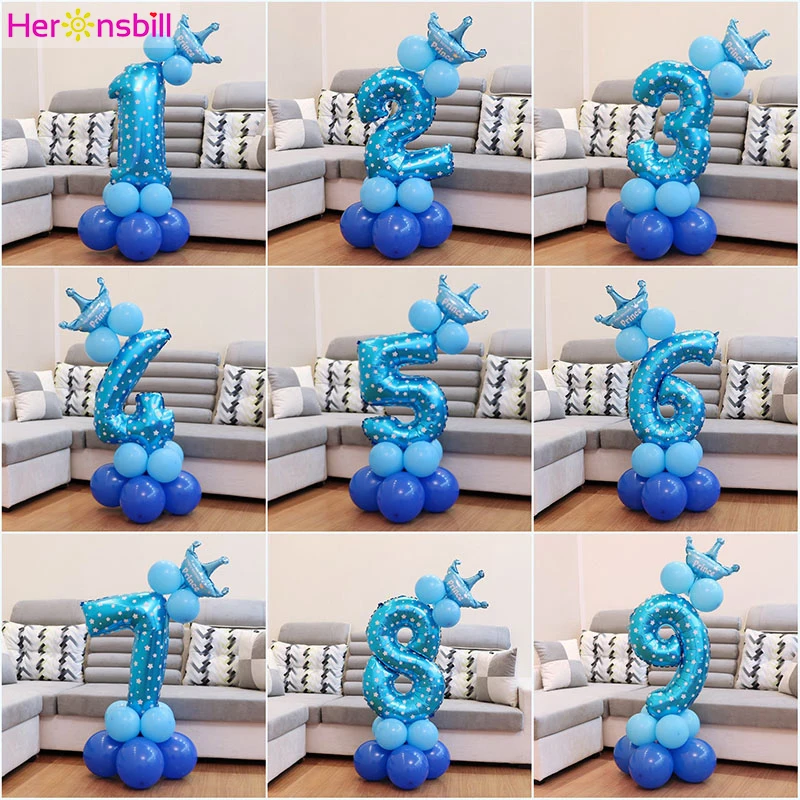 Heronsbill 1 я 2 3 4 5 6 7 8 9 лет на день рождения детской вечевечерние украшения для