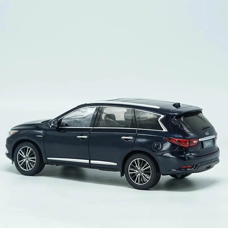 Новинка 2017 1:18 Infiniti QX60 синяя модель автомобиля из сплава Литые металлические