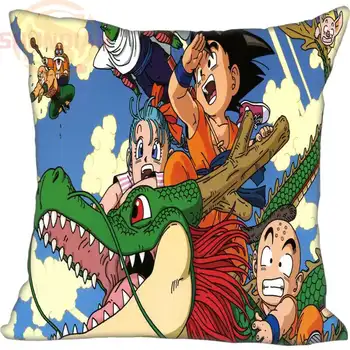 

Custom Dragon Ball Z Goku Fight Pillow Case zipper 35x35cm 40x40cm 45x45cm 60x60cm two sides pillowcase Custom your image