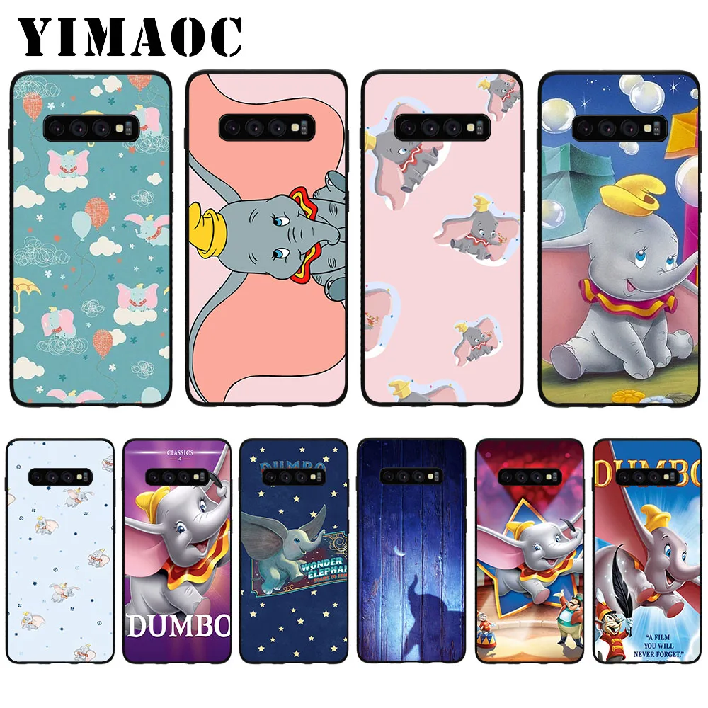 

YIMAOC dumbo Soft Case for Samsung Galaxy S10 Plus S10e S6 S7 Edge S8 S9 Plus J6 M10 M20 M30