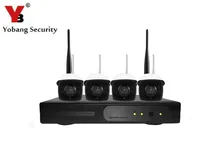 YobangSecurity 4CH Wireless Wifi Camera Kit 720P HDMI P2P ONVIF NVR WIFI IP Camera Outdoor Waterproof Network NVR CCTV System