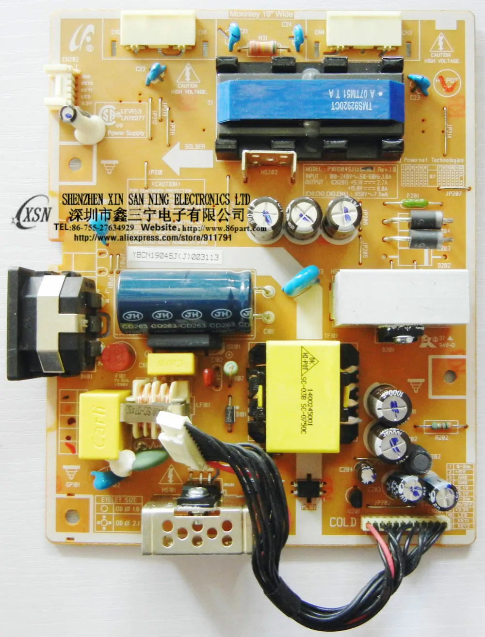 Bn44 00121k PWI1904SJ (J) de alimentación / Backlight Inverter para ...