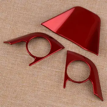 

CITALL 3pcs Interior Car Steering Wheel Cover Trim Sticker Moulding Decoration Fit For Toyota Corolla Hatchback 2018 2019