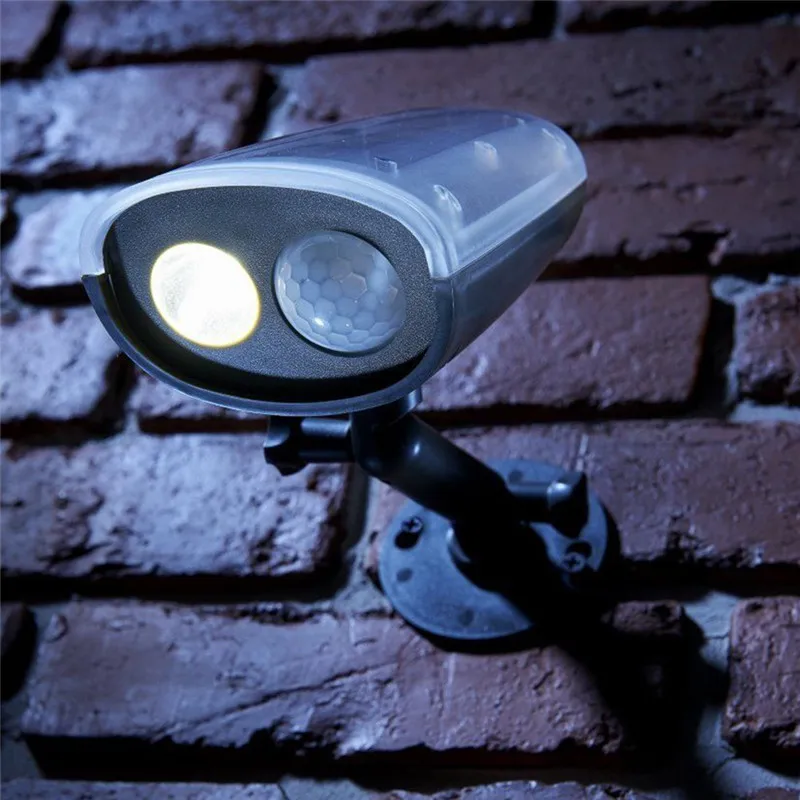 

New Brand Outdoor Solar Lamps Wireless Solar Power Security Light Cordless Motion Activated PIR Sensor Lighting Emergency Light