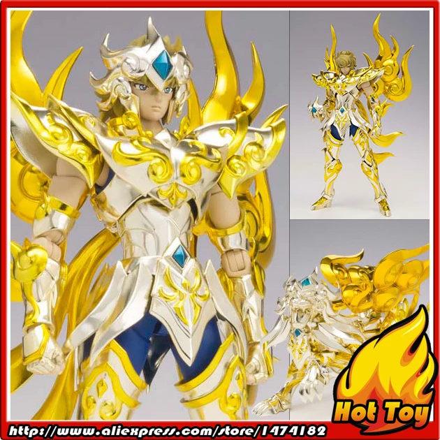 100% оригинал BANDAI Tamashii нация святая Ткань Миф экс фигурка-LEO AIOLIA GOD Cloth от "ST Seiya"