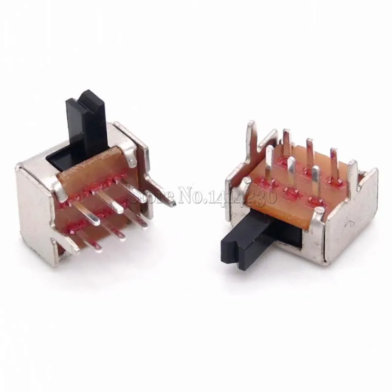 

10PCS Toggle switch SK22D07 2P2T 6Pins Handle high 4mm SK22D07VG4