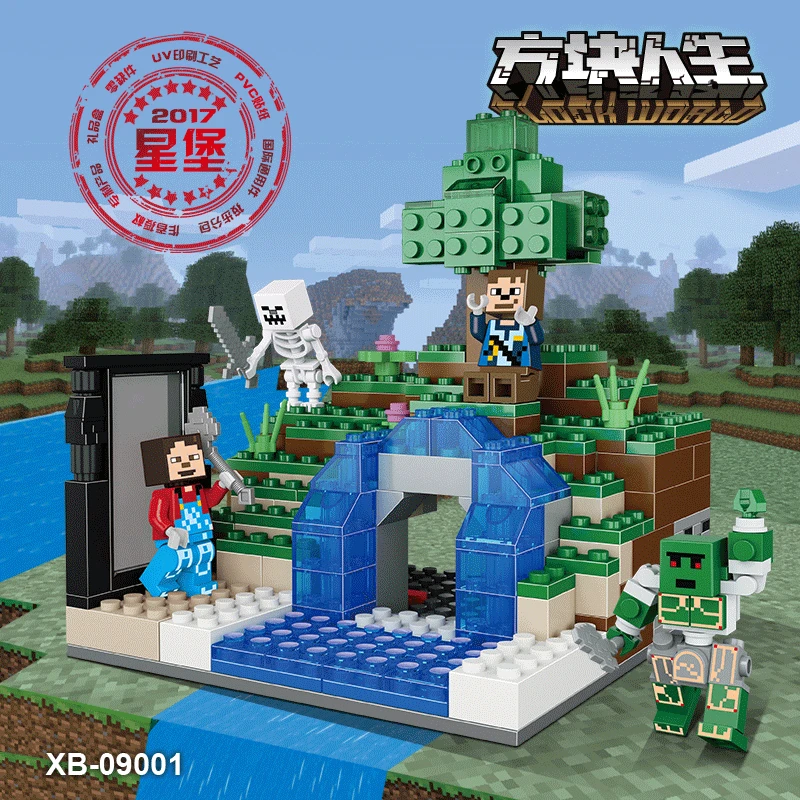 

Xingbao 09001 The Blocks Life My World Series Building Blocks Creative Bricks Toys Compatible with Minecrafted Christmas Gifts