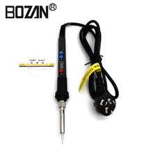 ЕС/США Plug В 220 В 60 Вт Электрический паяльник Регулируемая температура паяльник Сварка паяльная Ремонт инструмент с паяльником