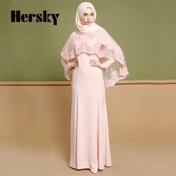 Ближний Восток плюс размеры XXL для женщин одежда женщин мусульманских стран мусульманское платье Дубай Кафтан 2018 мусульманские Абайи