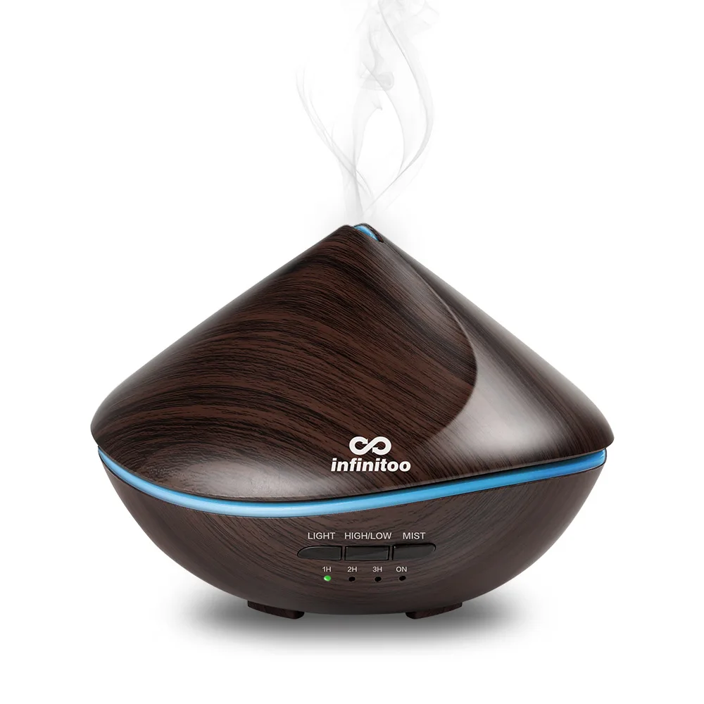 

500ML Air Humidifier Essential Oil Diffuser Humidificador Mist Maker LED Aroma Diffusor Aromatherapy