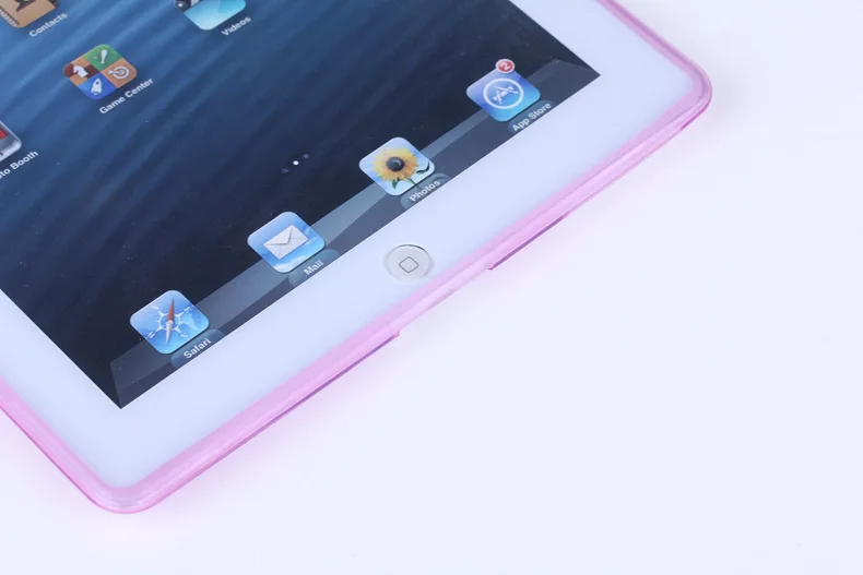 Силиконовый мягкий чехол-накладка из ТПУ на заднюю панель для Apple iPad 2/3/4 ультра тонкий прозрачный чехол полупрозрачный кожаный защитый чехол для iPad 234 9,"+ стилус