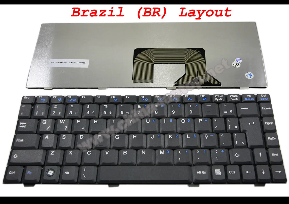 

New laptop keyboard Teclado para Notebook Semp For Toshiba STI IS1462 Brazil Br Version - V-0224BIBK1