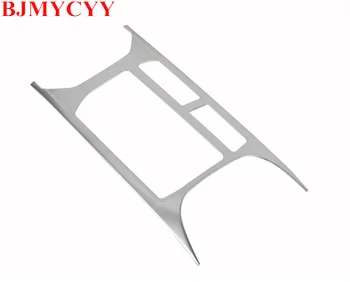 

BJMYCYY stainless steel Car interior trim refitted with decorative water cup frame For Volkswagen T-ROC 2018 Accessories