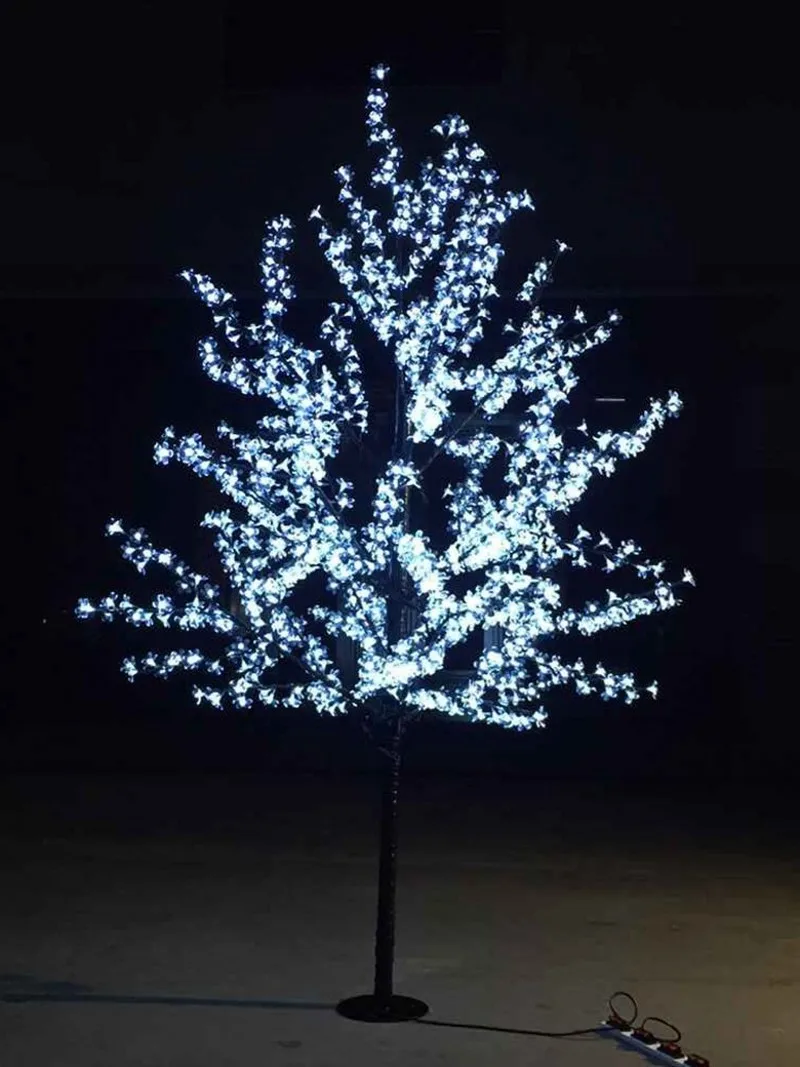 1,5 м 1,8 м Блестящий светодиодный светильник с цветущей вишней для рождественской елки, водонепроницаемый садовый Ландшафтный декоративный светильник для свадебной вечеринки Chrisma