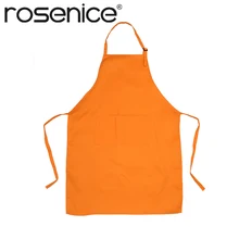 2 кармана Регулируемый шейный ремень нагрудник фартук для ресторана и дома Кухонные фартуки 60x85 см