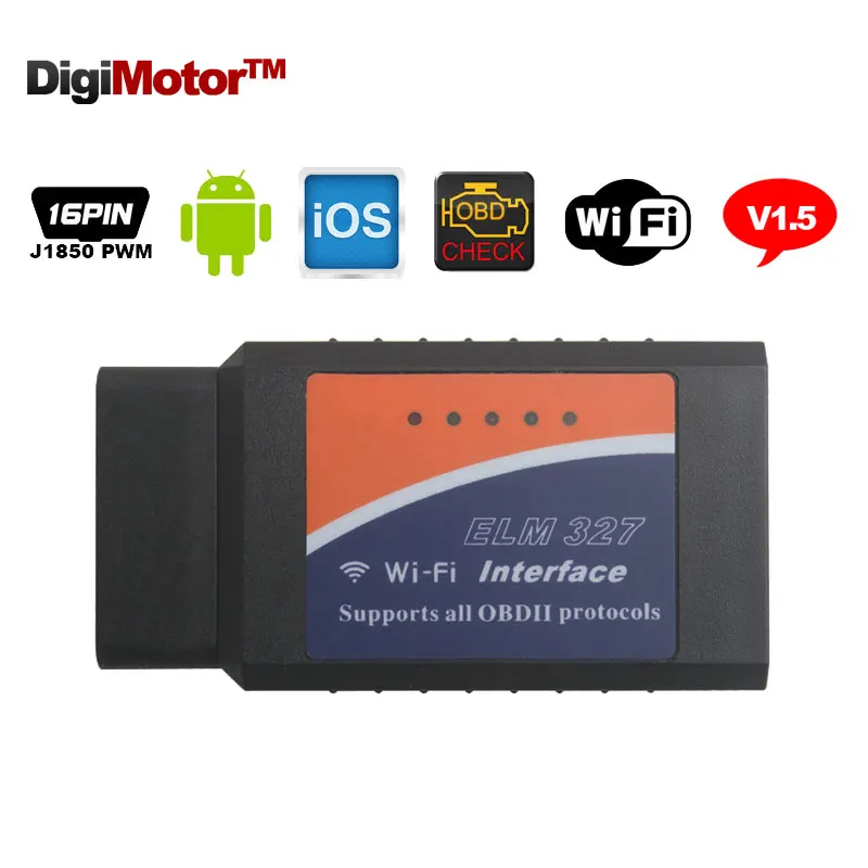 Prix pour ELM 327 Wifi Adaptateur Scanner Automobile Wi Fi OBD2 v1.5 ELM327 Wi-Fi Outil D'analyse Interface Voiture Escáner Automotivo Pour iPhone iPad Prix pour ELM 327 Wifi Adaptateur Scanner Automobile Wi Fi OBD2 v1.5 ELM327 Wi-Fi Outil D'analyse Interface Voiture Escáner Automotivo Pour iPhone iPad