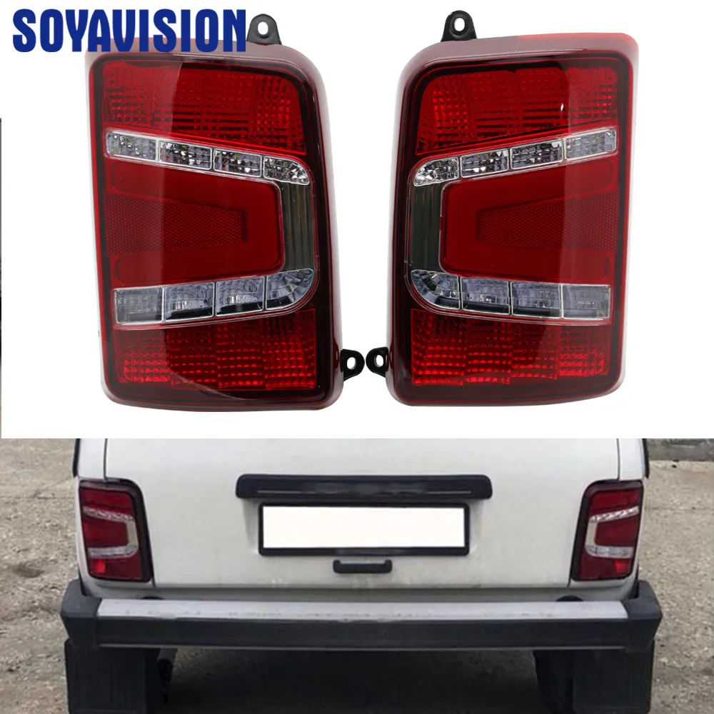 

For Lada Niva 4X4 1995- LED Rear Tail Lights For Niva 4x4 with Daytime Running Lights LED Brake Signal For LADA NIVA Accessories