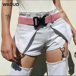 WKOUD 2019 сексуальные весенние джинсы женские элегантные тонкие корейские джинсы брюки узкие джинсовые брюки-карандаш женские выдалбливают