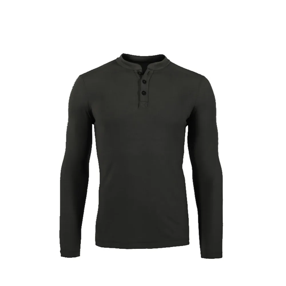 Buy Huntsman Henley Men 100 Merino Wool Jersey Base