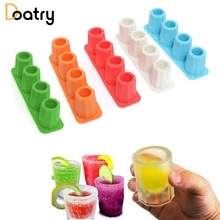 Doatry лоток для льда крутой 4 чашки форма кубик для заморозки формы льда Форма для льда вечерние лед для напитков форма для льда