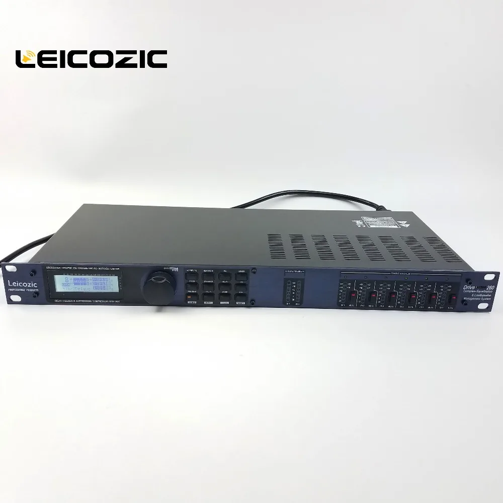 Leicozic драйвер PA pa260 стойка 3in6out профессиональный аудио процессор громкоговоритель