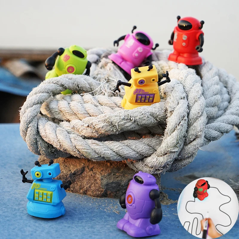 

HeLICMax Line Drawing Robot Alien ET Follow The Black Line with Lights Planet Programming accompanied by children's toys gifts