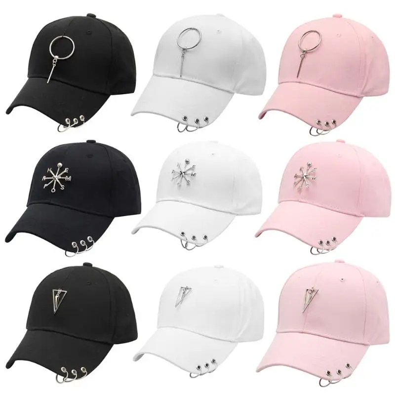 

Adult Unisex Casual Baseball Cap Adjustable Iron Hoop Silk Ribbon Cool Snapback Hats for Boy Girl Outdoor Sports Fashion Sunhat