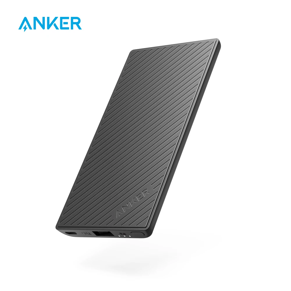 

Anker PowerCore Slim 5000 Portable Charger,Ultra Slim 5000mAh External Battery,High-Speed Charging Technology,Pocket Power Bank
