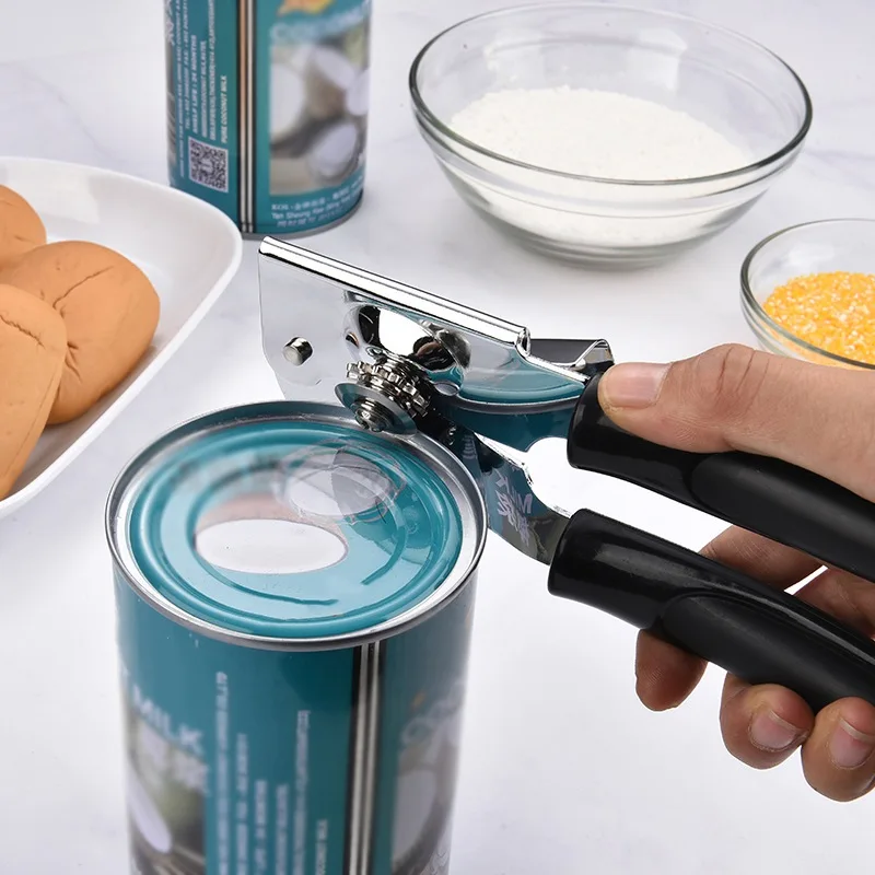 

High Quality Stainless Steel Manual Can Opener Multi-function Beer Grip Opener Cans Bottle Opener Kitchen Bottle Openers