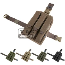 Emerson Тактический тройной EmersonGear страйкбол охота падение ноги SMG журнал Бедро мешок Mag Держатель Перевозчик для MP5/MP7/KRISS