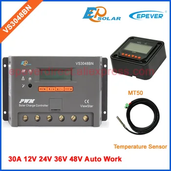 

solar regulator 12V VS3048BN PWM EPEVER EPsolar Solar charger battery 48V controller with temperature sensor lcd display