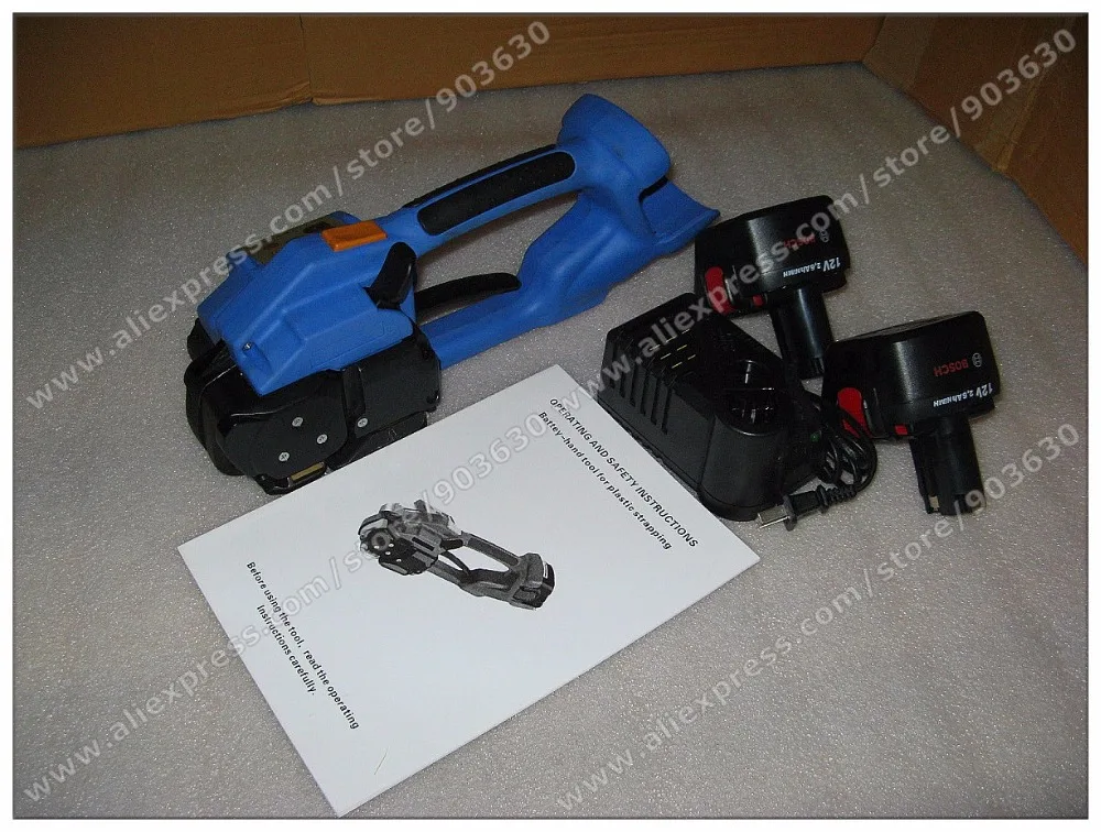 DD160 Battery operated strapping tool,hand strapping tool for plastic strap,PP PET Strapping Welding tool Stripping tool
