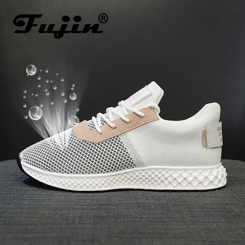 

Fujin Sneakers Women 2019 Gym Vulcanized Tenis Dropshipping Women Casual Shoes Fashion Breathable Walking Mesh Flat Shoes