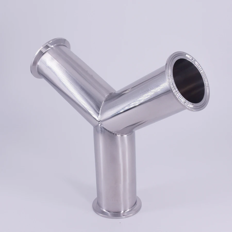 102mm Pipe OD 4&quot Tri Clamp Y Shaped 3 Way SUS 304 Stainless Steel Sanitary Fitting Spliter Homebrew Beer Wine | Обустройство дома