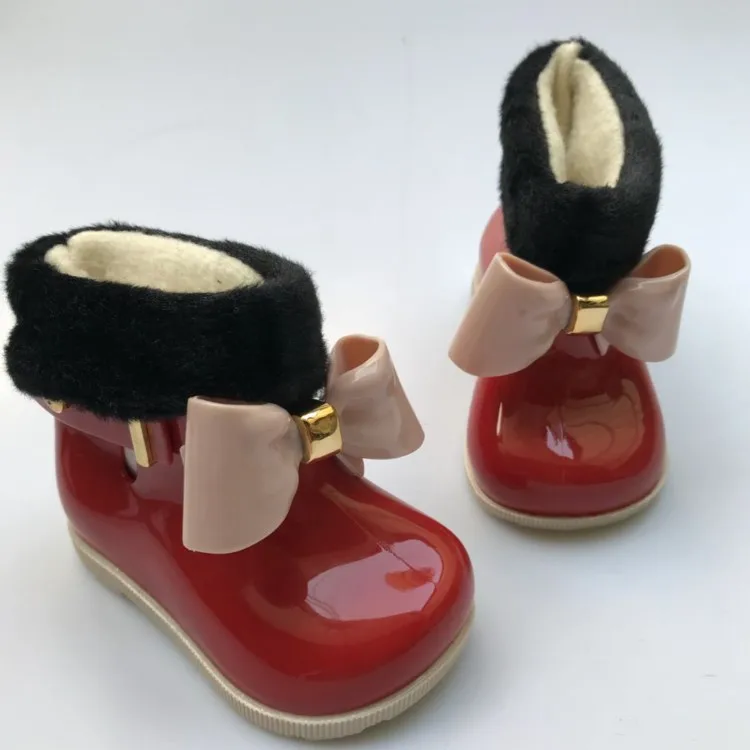 Melissa Mini резиновые сапоги для девочек детские теплые девочек|Сандалии| |