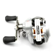 Спиннинговая Рыболовная катушка baitcasing 10BB подшипниковые шарики 6,3: 1 Рыболовная катушка с магнитным и центробежным двойным тормозом