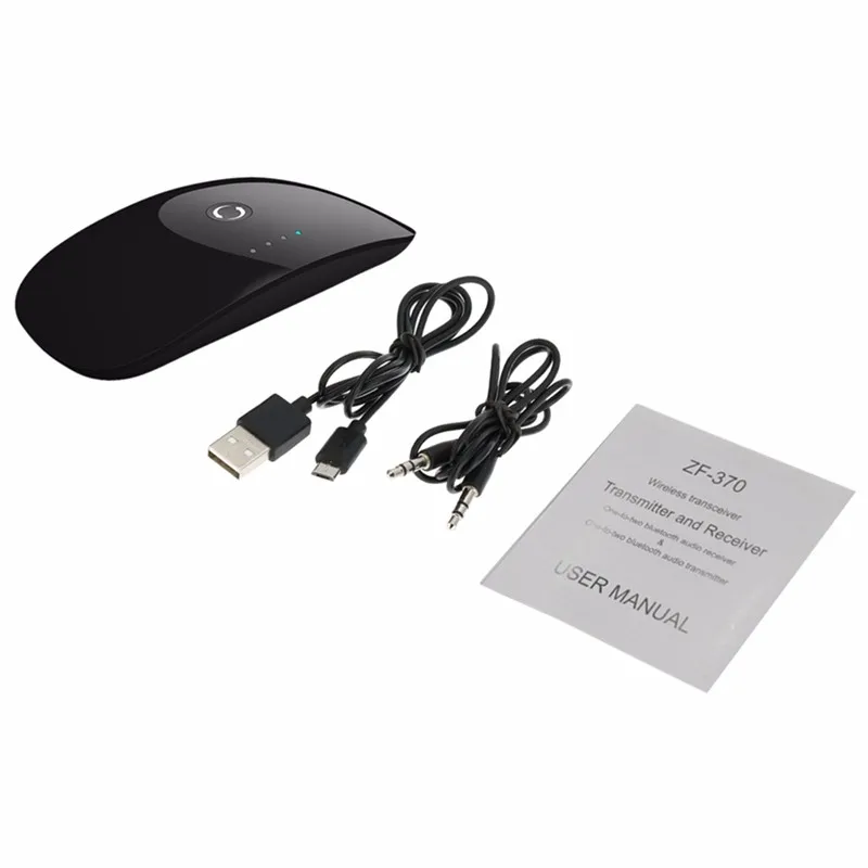 ZF-370 Wireless Bluetooth Receiver Transmitter 2 in 1 Portable Audio Player 3.5mm Adapter For AndroidIOS Smartphone MP3 TV PC (7)