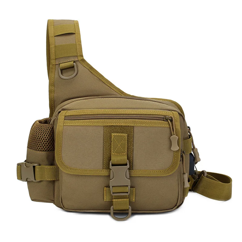 

Newly Outdoor Tactical Crossbody Bag Multi-pockets Quick Release Buckle Zipper for Cycling BFE88