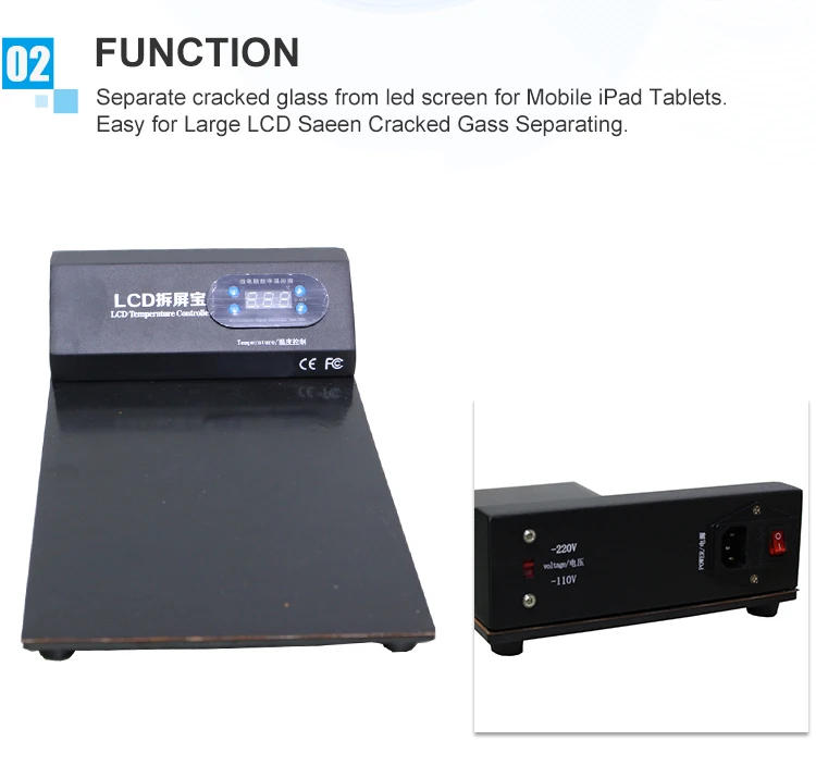 Mobile Phone Iron Hot Plate LCD Screen Open Separate Machine for iPhoneSamsung for iPadTablet Repair Tool Separato (3)