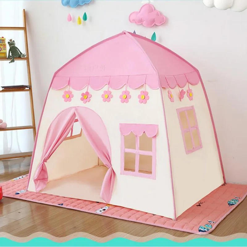 Детская палатка портативная принцесса игра Типи детский замок игровой домик детский подарок Крытый Пляж шатер шар бассейн для детей Подарки