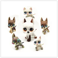 Новый Lps Pet Shop игрушечные лошадки большой Дэйн кокер спаниель Собака Бесплатная доставка короткие волосы кошка черный, розовый, белы