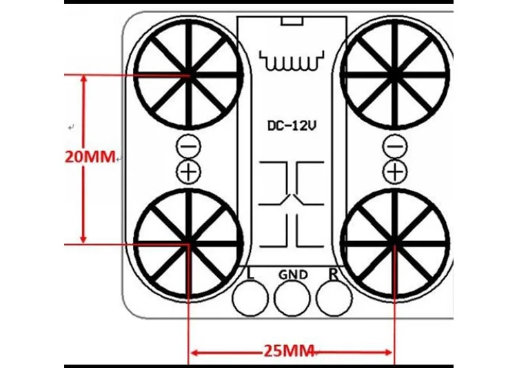 AIYIMA UPC1237 защита динамика непосредственно установлен на шасси Надежная производительность для Hifi усилитель DIY AC12-24V