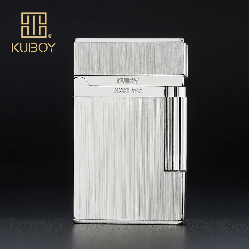 High Quality Brand KUBOY Gas Cigarette Lighter High end Metal Windproof