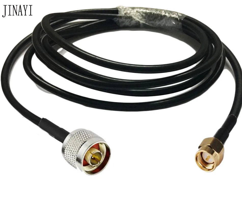 

2m 5m 10m RG58 Coaxial Cable SMA male to N male connector RF Adapter 50-3 Cable 50ohm 15/20/30m