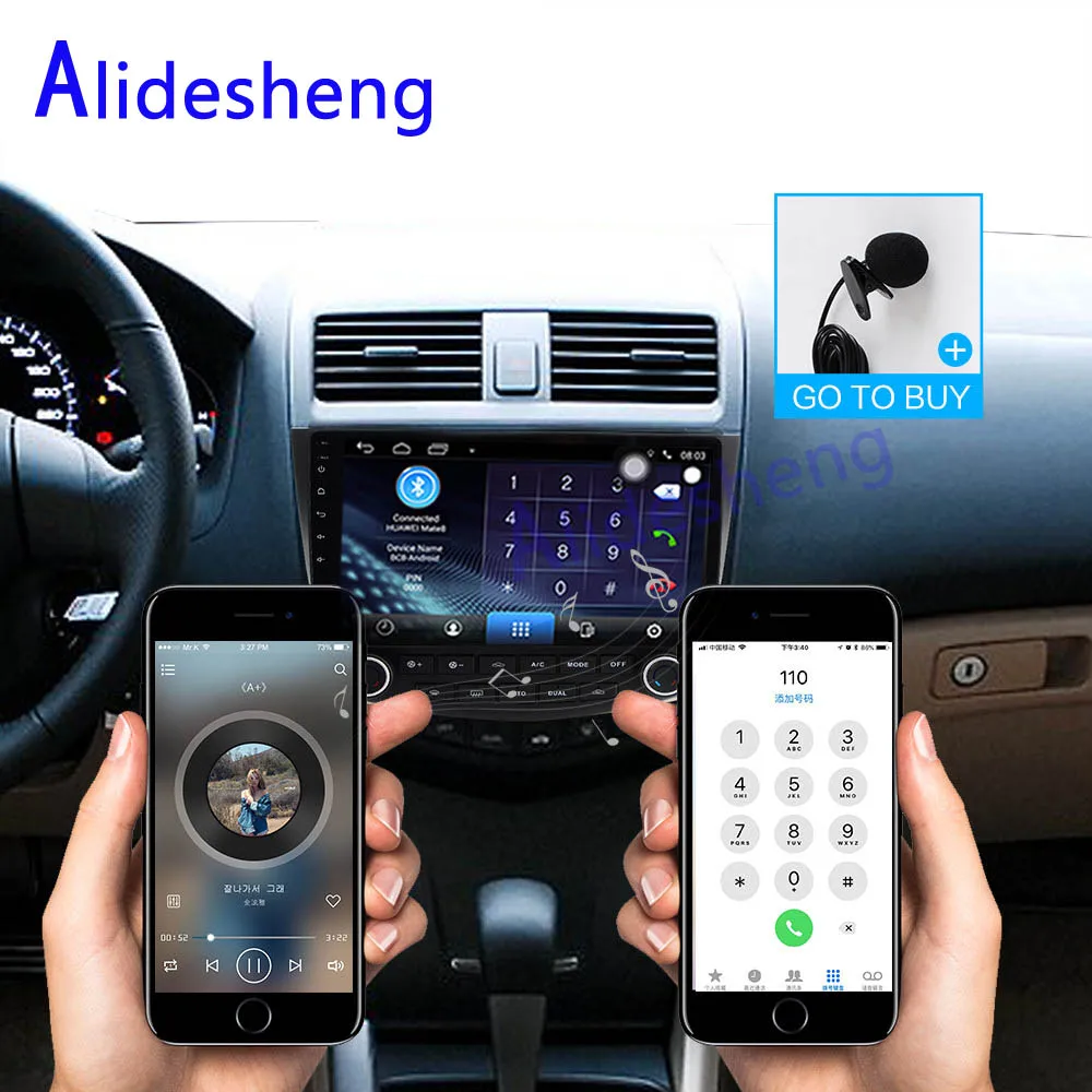 Discount Android 7.1 Car DVD Player 2G+32G for Honda Accord 7 2003 2004 2005 2006 2007 stereo Car Radio GPS Navigation Multimedia player 3