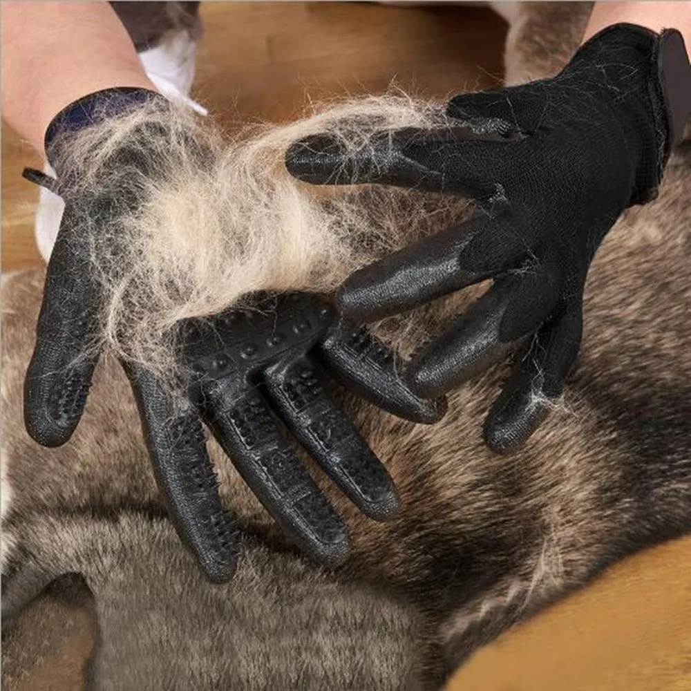 Защитные перчатки для кошек и собак расчесывать для защиты эффективное очищение Волос Купание массаж защиты рук перчатки